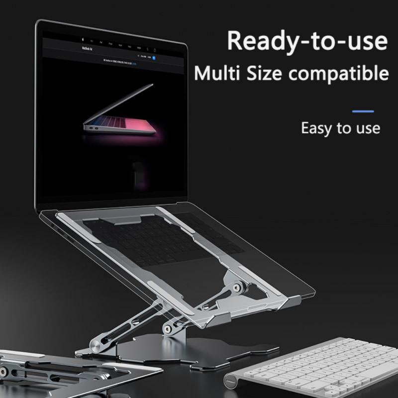 ErgoWellnessâ„¢ Premium Aluminum Laptop Riser